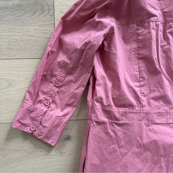 Universal Standard The Danielle Shirt Dress in Pink - Picture 7 of 12